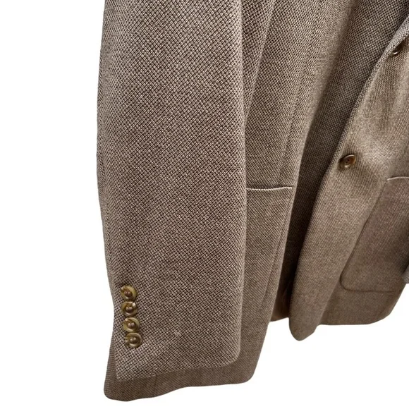 Matarazzi Uomo Venezia Brown Wool/Cashmere Blazer Size 52 - Picture 11 of 14